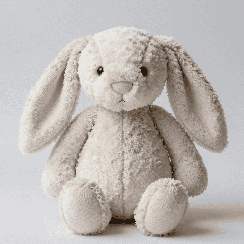 Afgewerkt speelgoed gerangschikt in decoratieve weergave