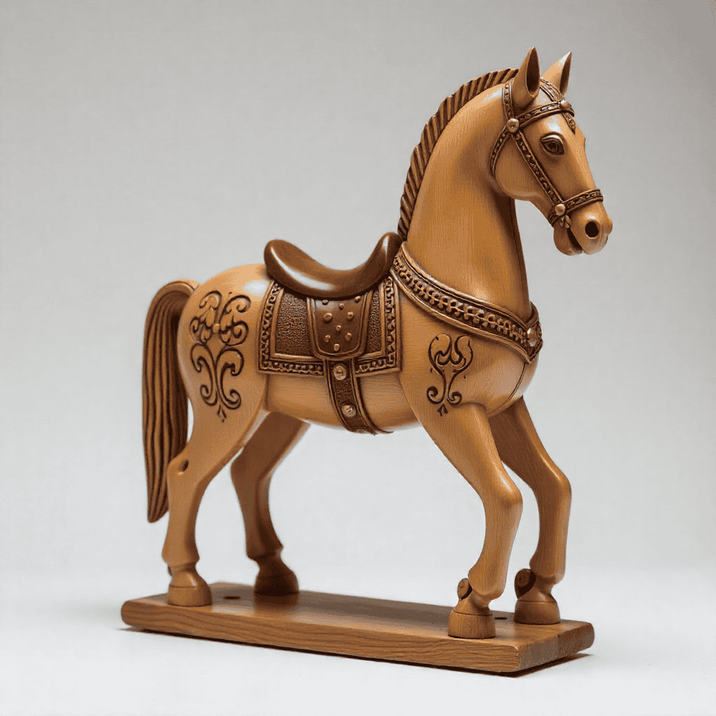 Houten blokken en vormen in verschillende maten